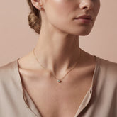 18K (750) Gold Kette mit Zirkonia Anhänger Damen 6 mm – Zeitlos | PAEEZE