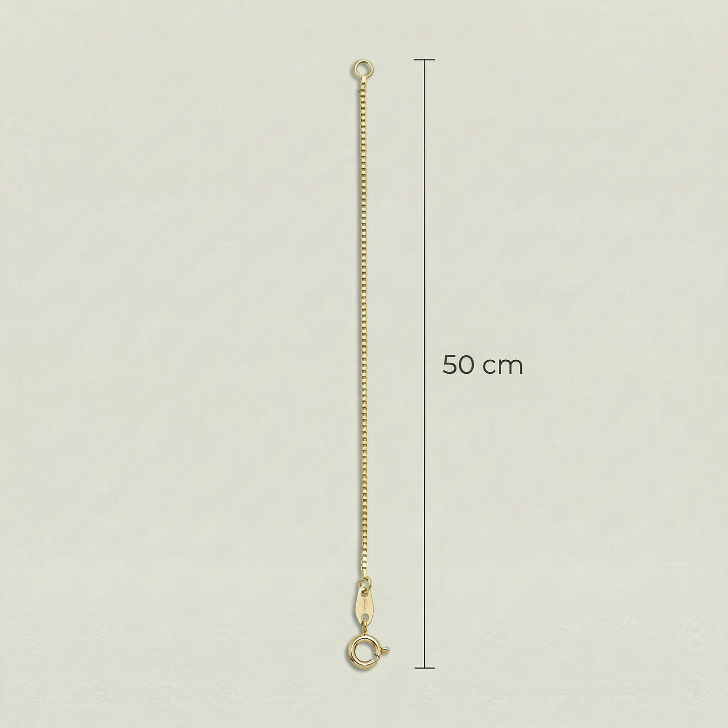 18K (750) Gold Kette mit Zirkonia Anhänger Damen 6 mm – Zeitlos