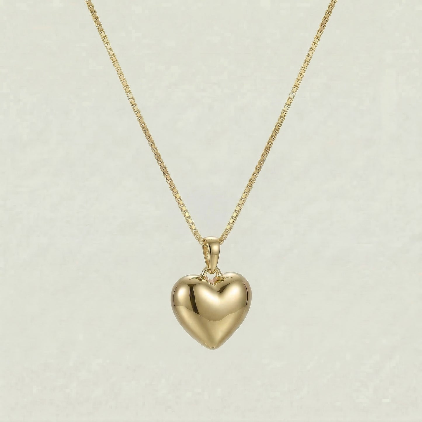 18K (750) Gold Herzkette Damen – Herz Anhänger Halskette | PAEEZE