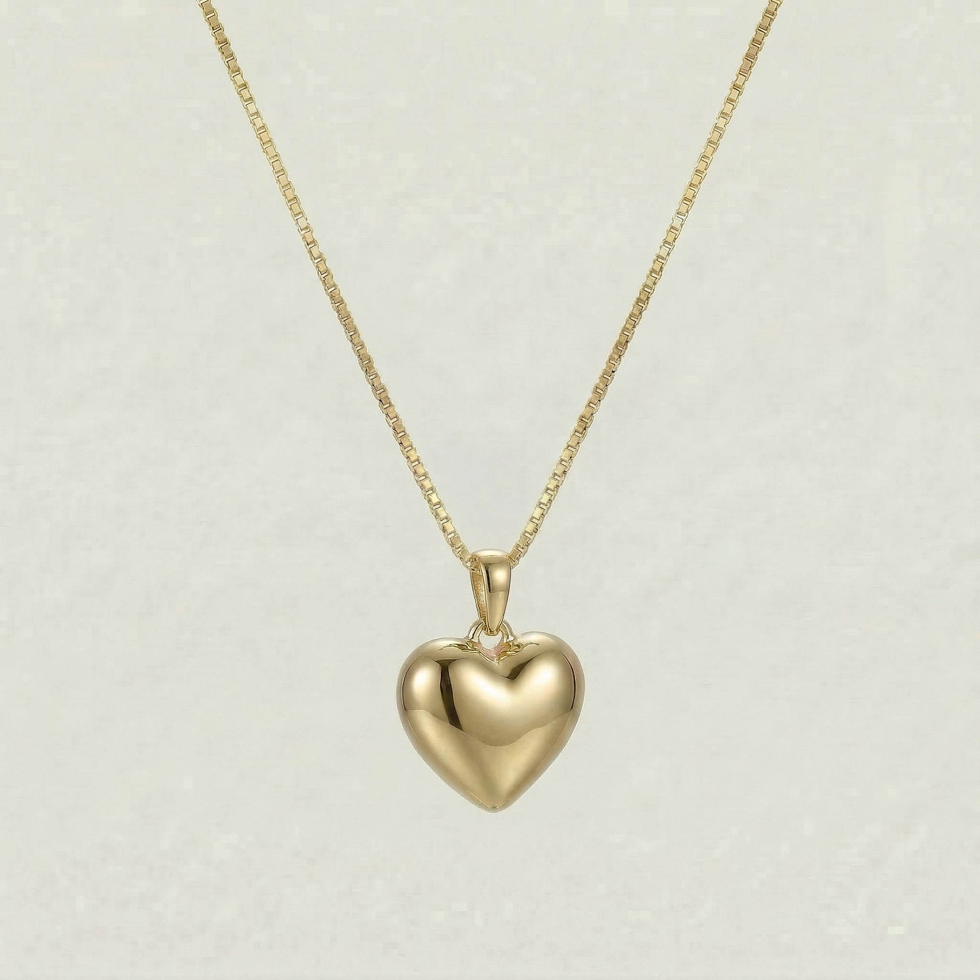18K (750) Gold Herzkette Damen – Herz Anhänger Halskette | PAEEZE